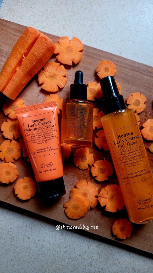 BENTON Let's Carrot Oil Toner  review photo by SkincrediblyMe
