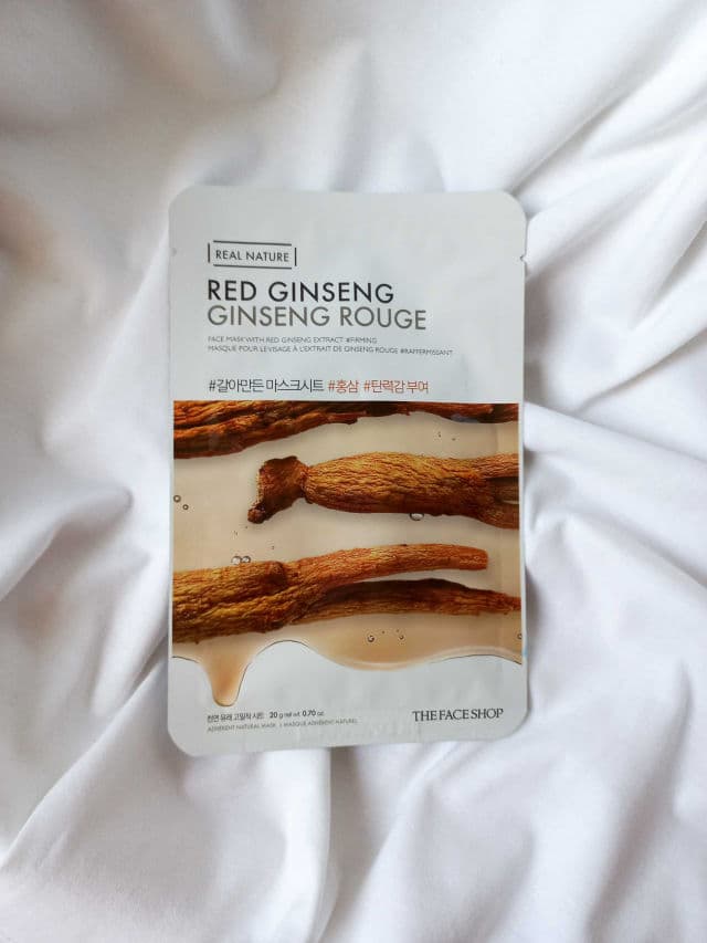 THE FACE SHOP Real Nature Face Mask (Red Ginseng) review photo by valenshine