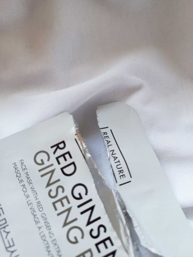 THE FACE SHOP Real Nature Face Mask (Red Ginseng) review photo by valenshine