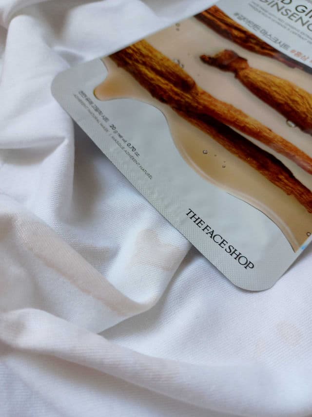 THE FACE SHOP Real Nature Face Mask (Red Ginseng) review photo by valenshine