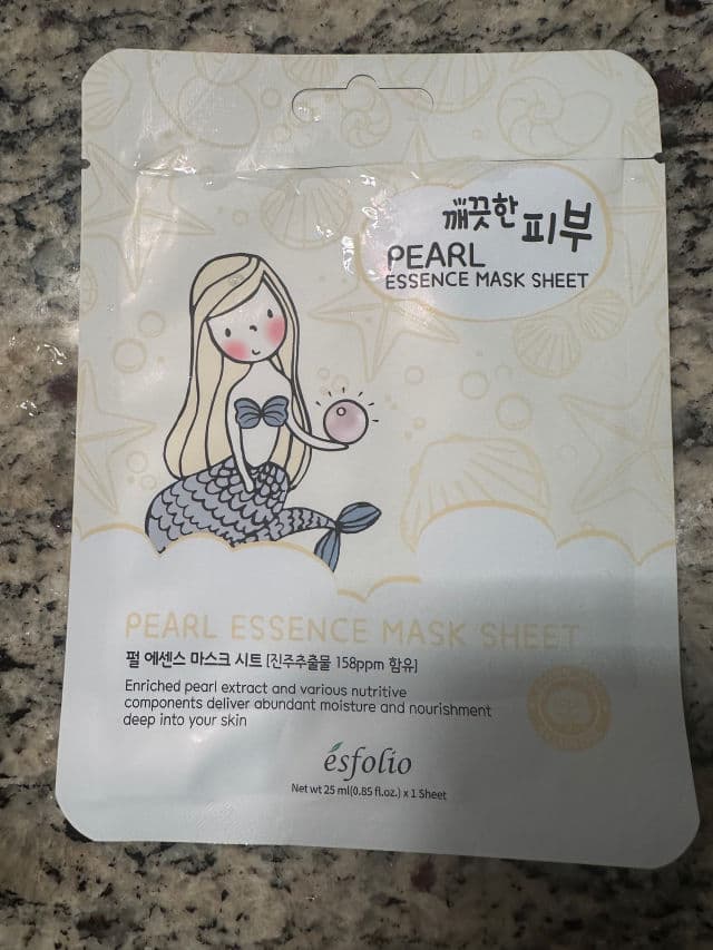 ESFOLIO Pure Skin Pearl Essence Mask Sheet review photo by LPeachy