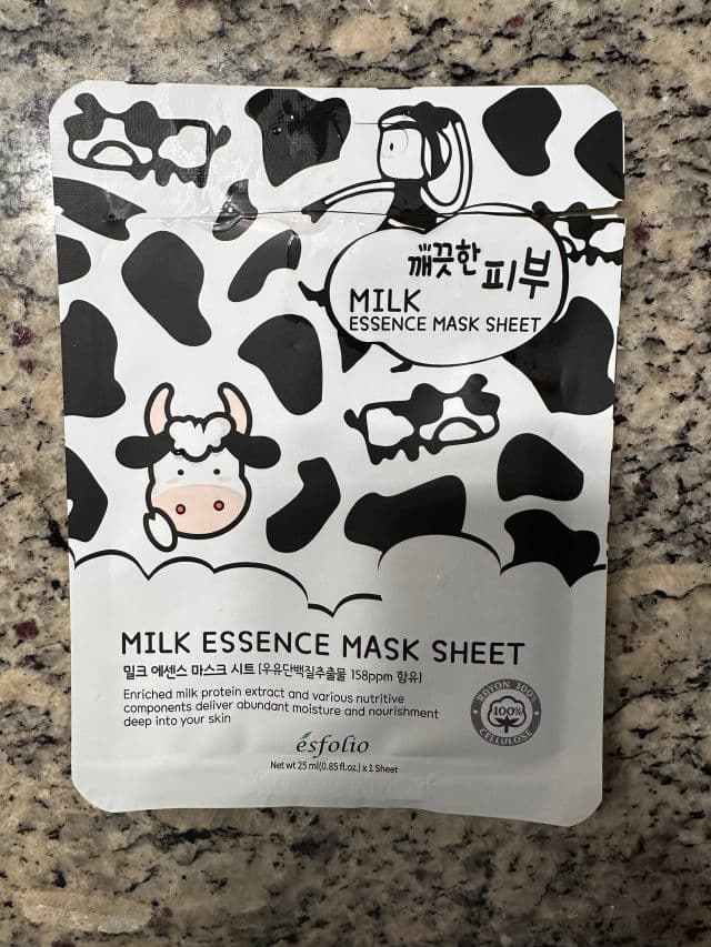 ESFOLIO Clean Skin Essence Mask Sheet (Milk) review photo by LPeachy
