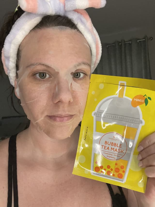 Annie's Way Bubble Tea Mask - Mango review photo by LPeachy