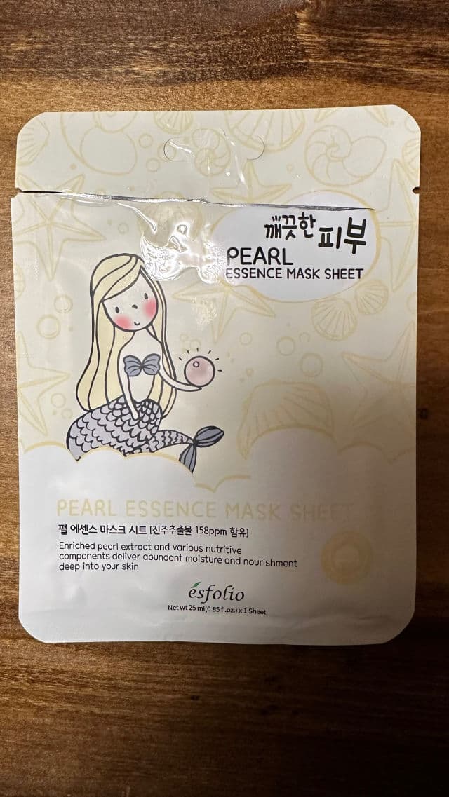 ESFOLIO Pure Skin Pearl Essence Mask Sheet review photo by LPeachy
