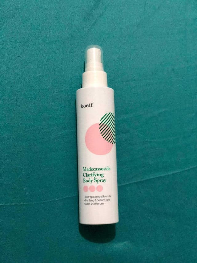 Koelf Madecassoside Clarifying Body Spray review photo by jademunez