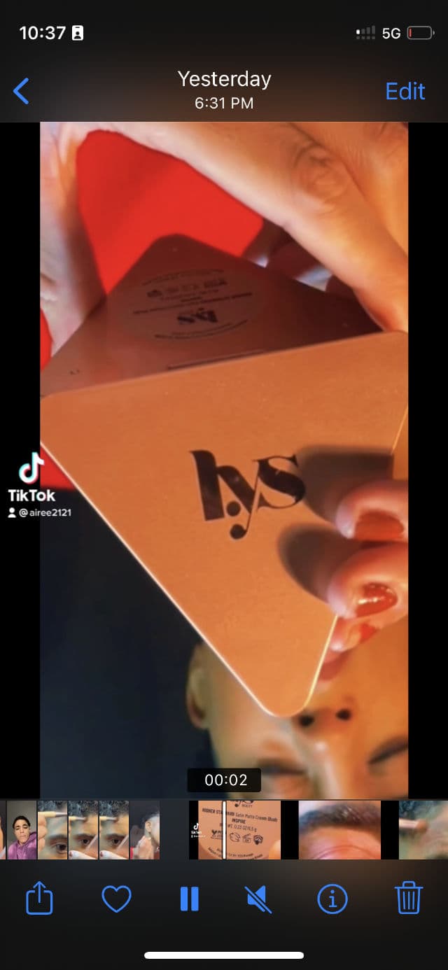 LYS Beauty Higher Standard Satin Matte Cream Blush review photo by Airee21