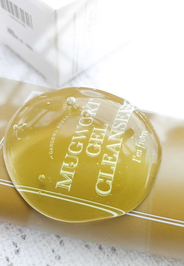 I'M FROM Mugwort Gel Cleanser review photo by KatrinaBandolin