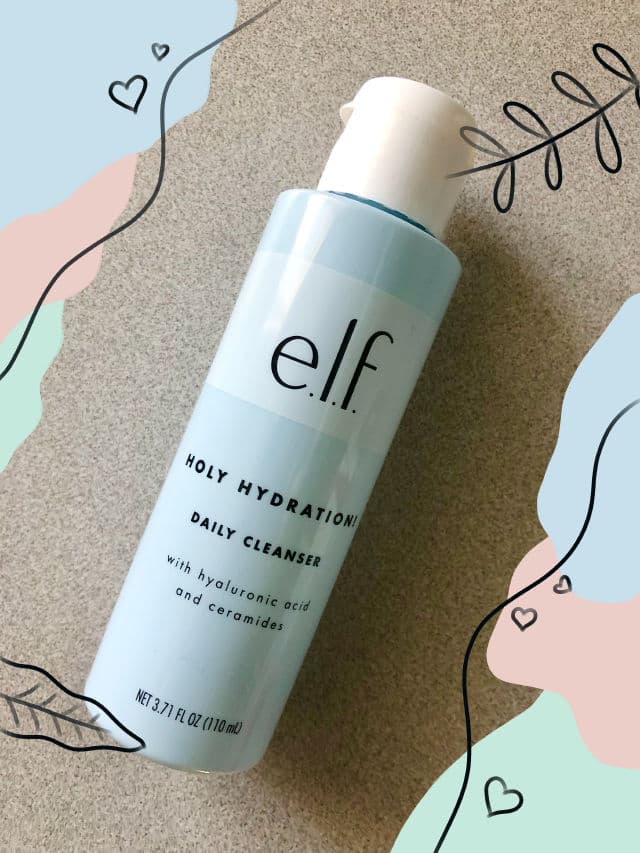 ELF Holy Hydration! Daily Cleanser review photo by berriesandbeauty