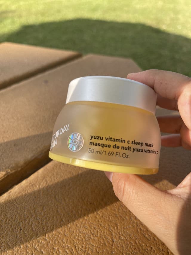 Saturday Skin Yuzu Vitamin C Sleep Mask review photo by queque062