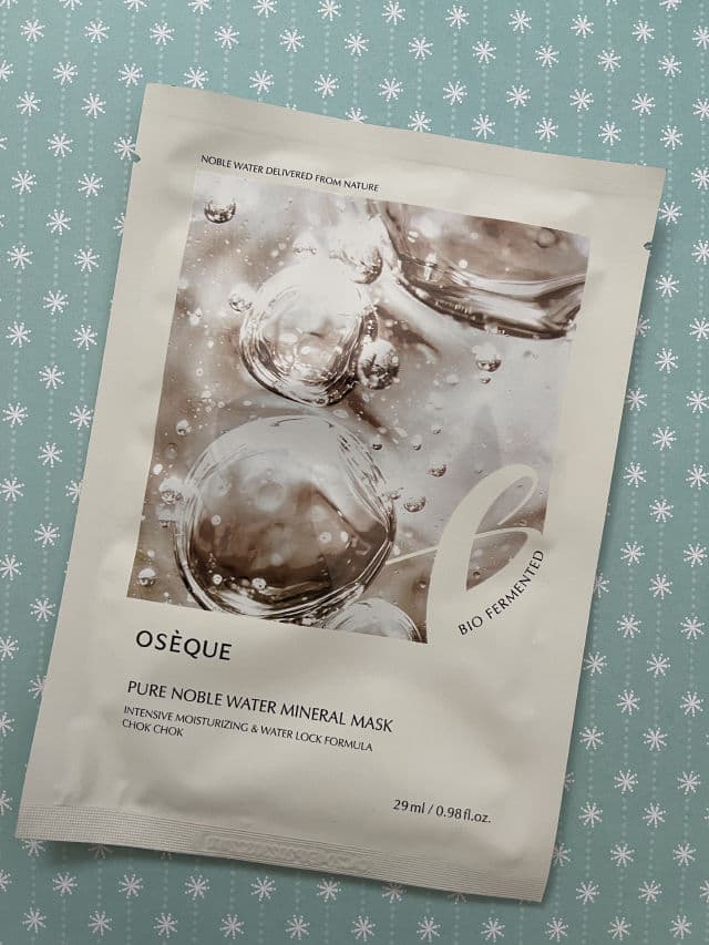 Oseque Pure Noble Water Mineral Mask review photo by queque062