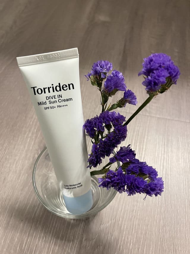 Torriden Dive-in Mild Sun Cream SPF 50+ PA++++ review photo by queque062
