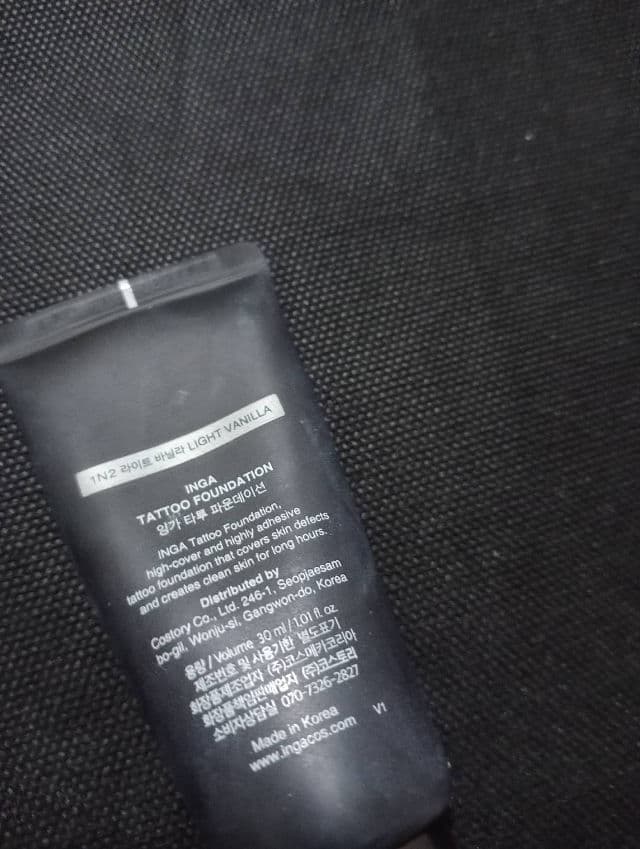 INGA Cover Fitting Tattoo Foundation with SPF35 PA++ review photo by Heehee