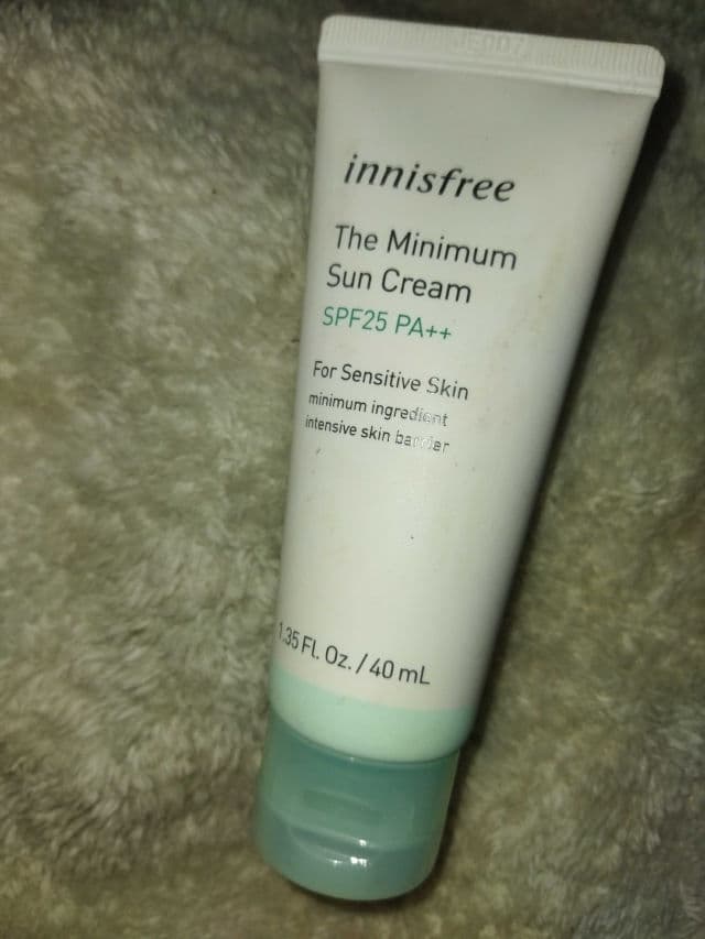 INNISFREE Gentle Care for Sensitive Skin Sunscreen SPF29 review photo by Arichii