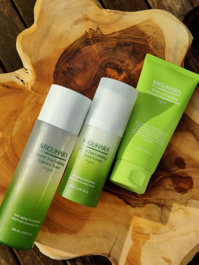 Miguhara Green Tea Calming Essence Cream - Origin review photo by Lesyao