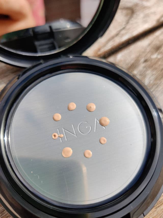 INGA Cover Fitting Tattoo Cushion SPF35 PA++ - Neutral Beige review photo by Lesyao