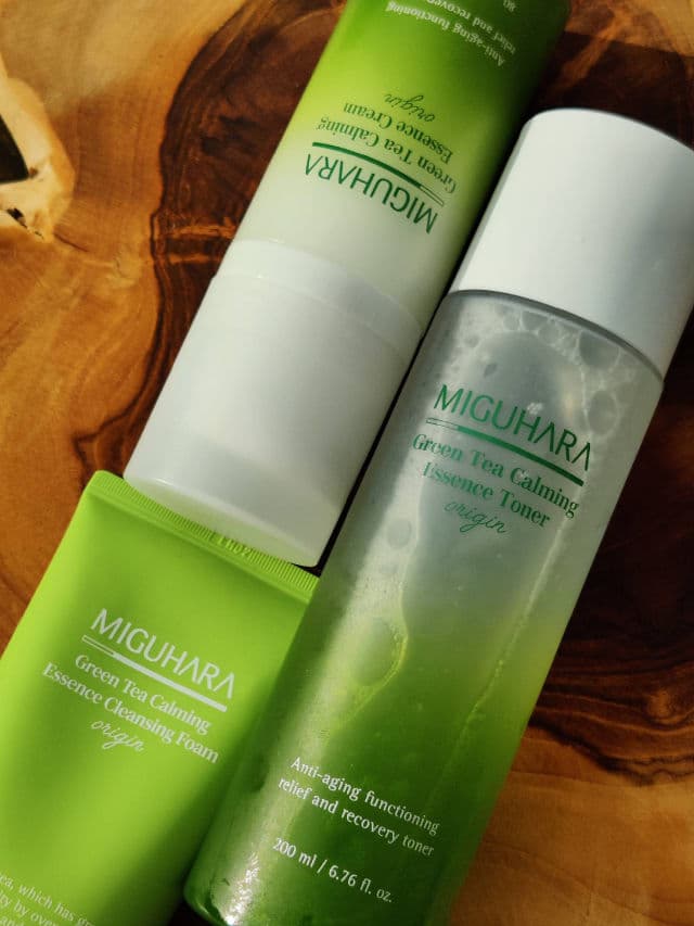 Miguhara Green Tea Calming Essence Cream - Origin review photo by Lesyao