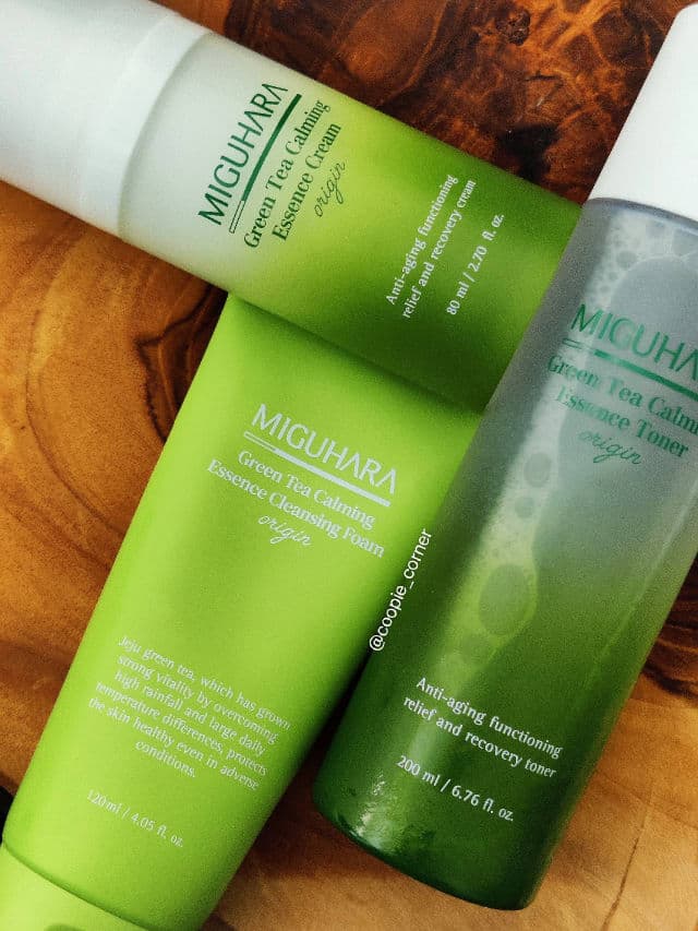 Miguhara Green Tea Calming Essence Cream - Origin review photo by Lesyao
