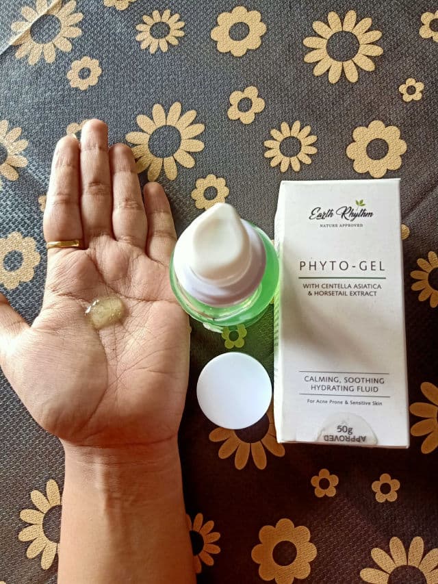 Earth Rhythm Phyto Gel review photo by Zoebird