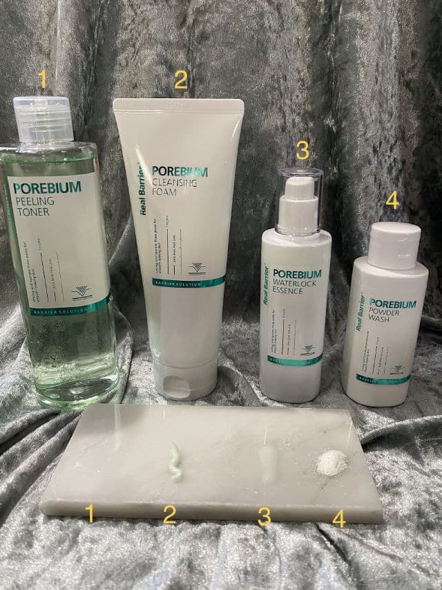 Real Barrier Pore Bium Powder Wash review photo by Kitkatbeautyreviews