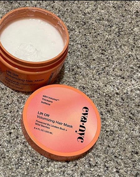 Eva NYC Lift Off Volumizing Hair Mask review photo by Kitkatbeautyreviews