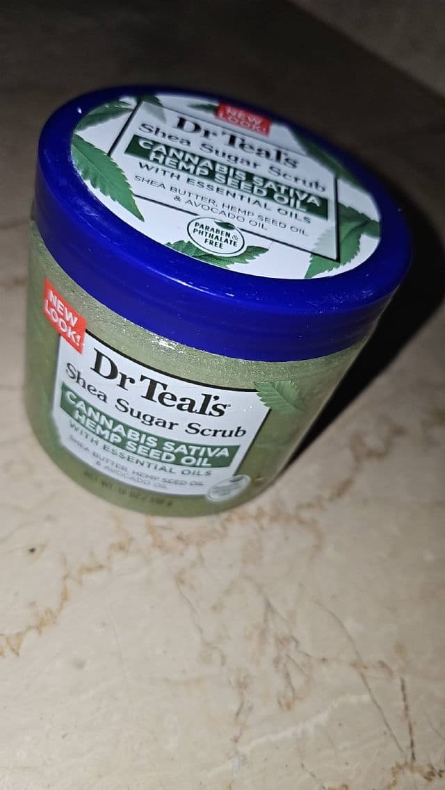 Dr Teal's Shea Sugar Body Scrub with Cannabis Sativa Hemp Seed Oil review photo by Nickers402