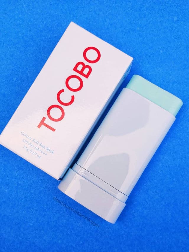 Tocobo Cotton Soft Sun Stick SPF50+ PA++++ review photo by indiaskincareblogger