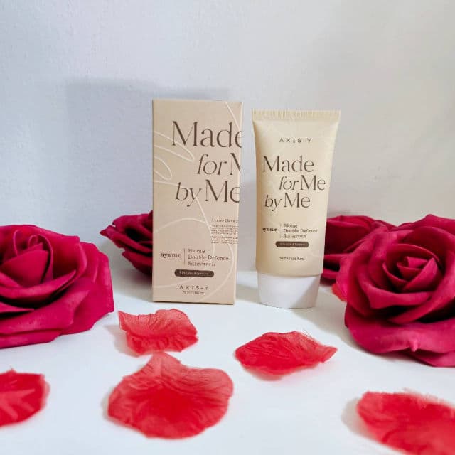 AXIS-Y Biome Double Defense Sunscreen SPF50+ PA++++ review photo by Ilmondodiely