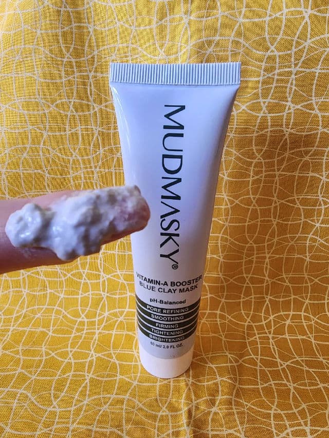 Mudmasky Vitamin-A Booster Blue Clay Mask review photo by Beckster