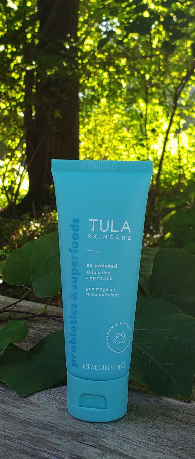 TULA Skincare So Polished Exfoliating Sugar Scrub review photo by Beckster