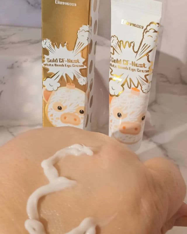 ELIZAVECCA Gold CF-Nest White Bomb Eye Cream (30ml) review photo by SarahRD