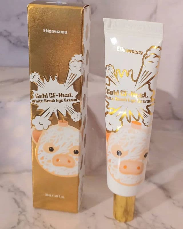 ELIZAVECCA Gold CF-Nest White Bomb Eye Cream (30ml) review photo by SarahRD