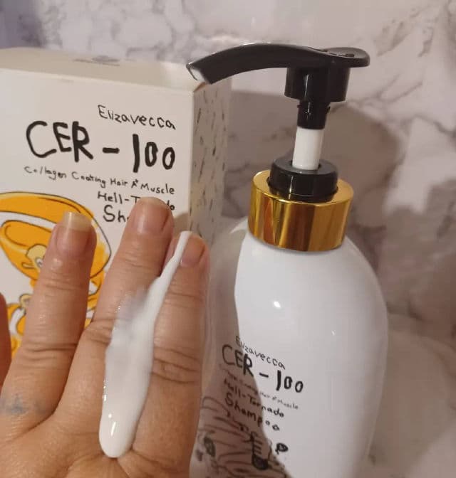 ELIZAVECCA CER-100 Collagen Coating Hair A+ Muscle Tornado Shampoo review photo by SarahRD
