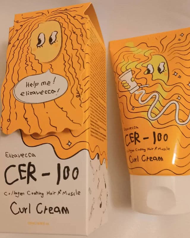 ELIZAVECCA CER-100 Collagen Coating Hair A+ Muscle Curl Cream review photo by SarahRD