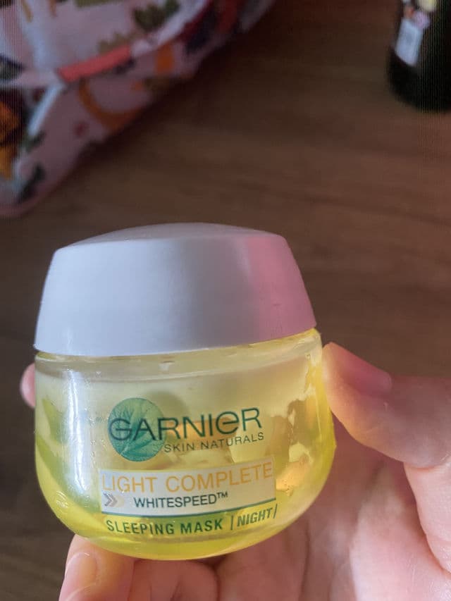 Garnier Light Complete White Speed Yoghurt Sleeping Mask review photo by sgeecakeeee