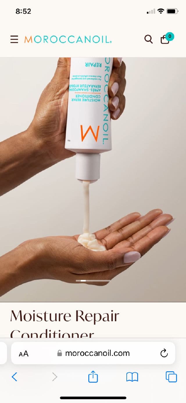 Moroccanoil Moisture Repair Conditioner review photo by DiscoveringDaily