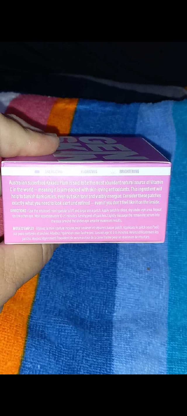 Generation Skin Brightening Kakadu Plum Eye Patches review photo by DiscoveringDaily