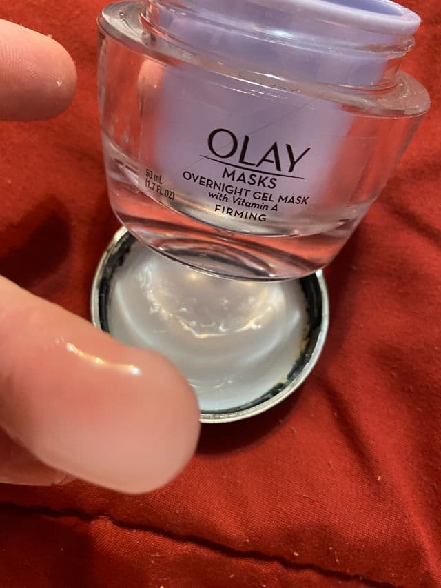 Olay Brightening Overnight Gel Mask review photo by DiscoveringDaily
