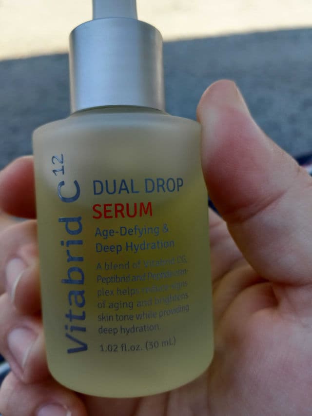 Vitabrid C12 Dual Drop Serum review photo by DiscoveringDaily