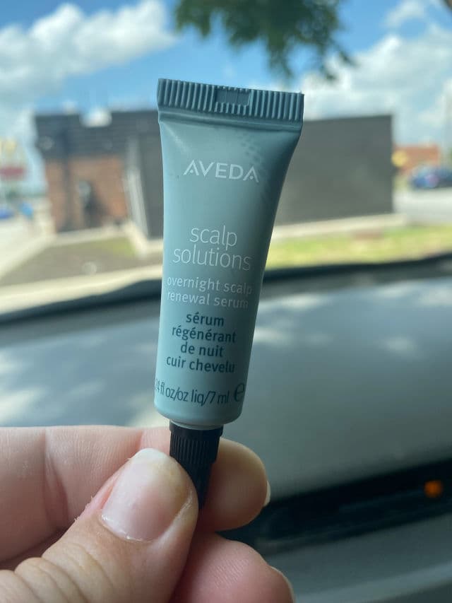 Aveda Scalp Solutions Exfoliating Scalp Treatment review photo by DiscoveringDaily