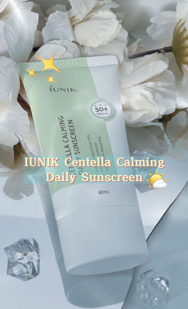 Iunik Centella Calming Daily Sunscreen SPF 50 PA++++ review photo by cindywidy