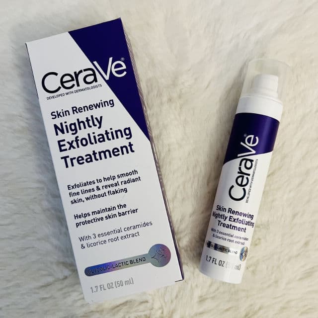 CeraVe Skin Renewing Nightly Exfoliating Treatment review photo by daniellesheree