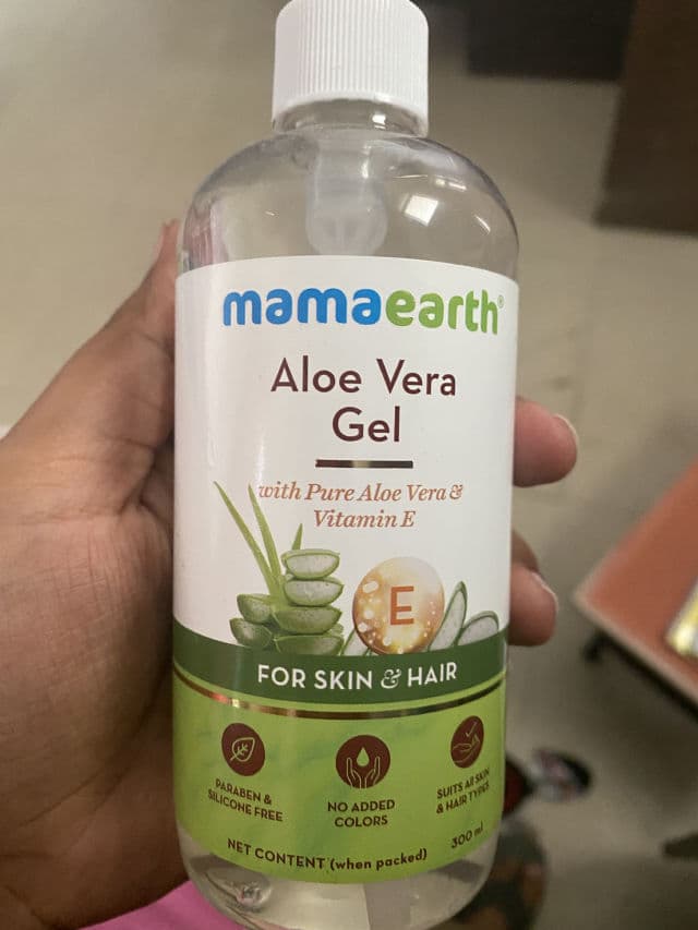 Mamaearth Aloe Vera Gel review photo by mscoder
