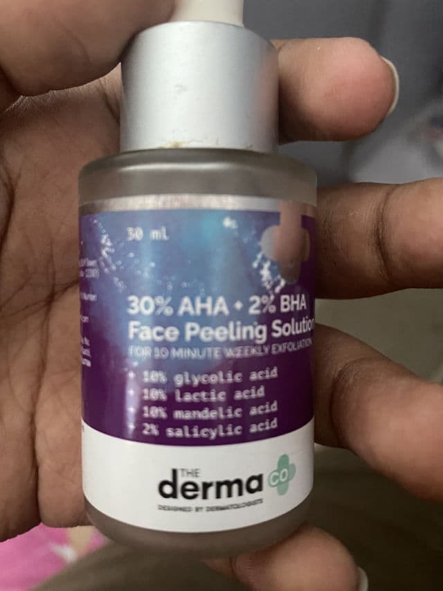 The Derma Co. 30% AHA + 2% BHA Peeling Solution review photo by mscoder