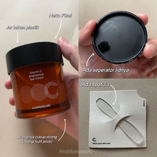 COMMONLABS Vitamin C Brightening Gel Cream review photo by natashacosme