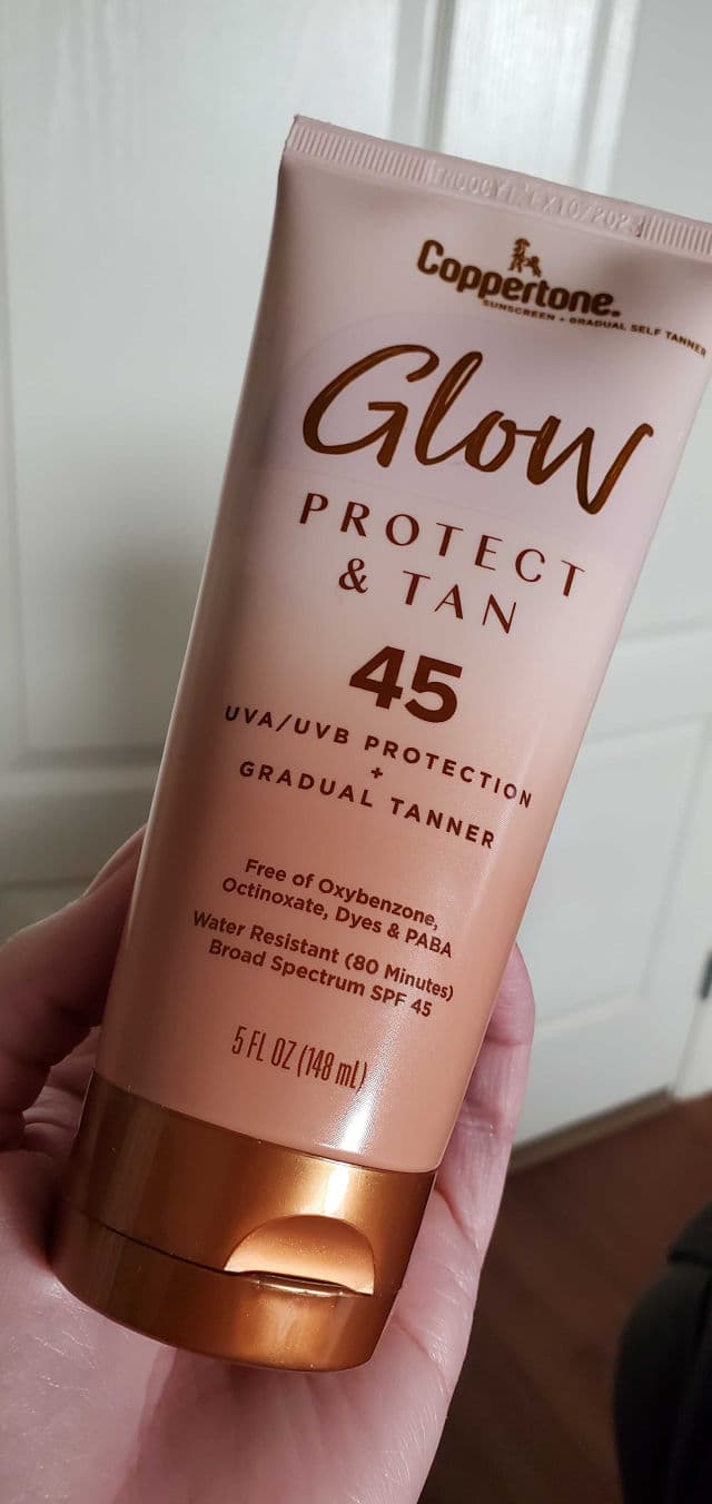 Coppertone Glow Protect &Tan SPF 45 Sunscreen Lotion review photo by Jacqqq