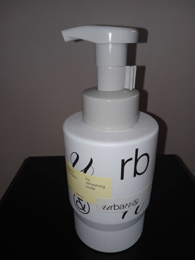 Urbanand Bubble Shampoo for Refreshing Scalp review photo by Sukita