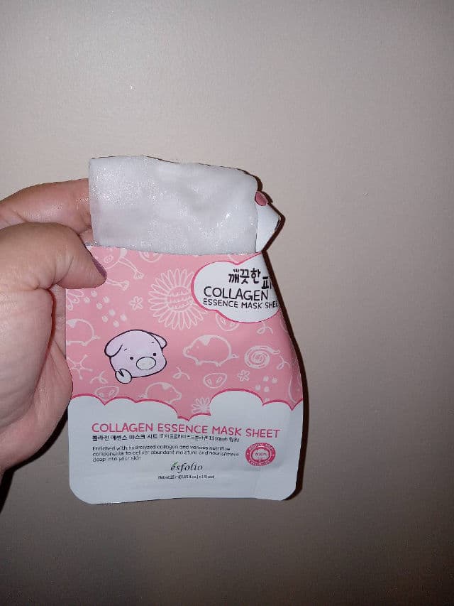 ESFOLIO Pure Skin Collagen Essence Mask Sheet review photo by Sukita