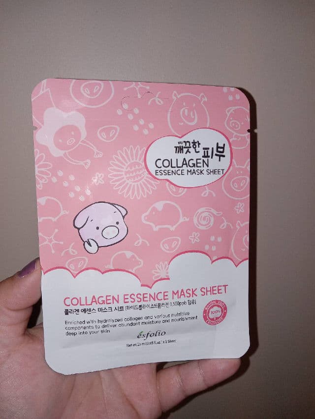 ESFOLIO Pure Skin Collagen Essence Mask Sheet review photo by Sukita