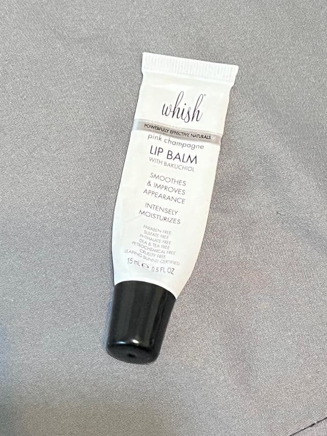 Whish Vanilla Bean Lip Balm with Bakuchiol review photo by Jaysbeautylife