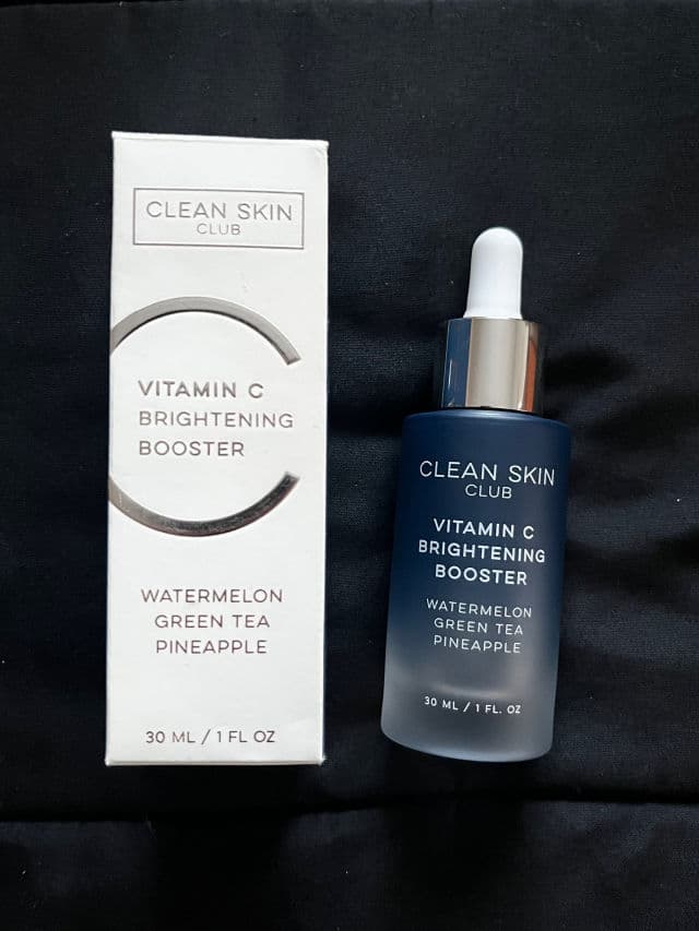 Clean Skin Club Vitamin C Brightening Booster review photo by Jaysbeautylife